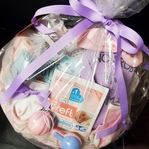 Gift basket for baby shower